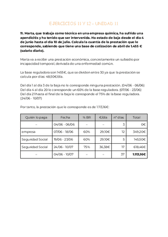 Ejercicio 11 y 12 | U11 - Seguridad Social.pdf