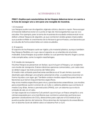 Actividades P185 | U8 - Muestras de exudados y lesiones cutáneas.pdf