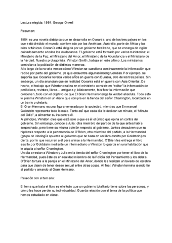 Reflexión lectura - 1984 de George Orwell.pdf