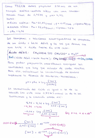 Ejercicio tampón (solución amortiguadora de pH) paso a paso | U4 - Técnicas electroquímicas.pdf