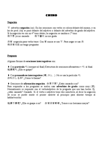 Chino - Negación y Pregunta.pdf