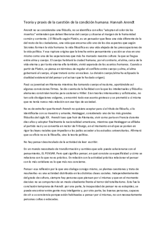 Teoría y praxis de la cuestión de la condición humana Hannah Arendt.pdf