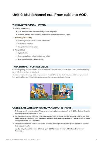 Unit 9. Multichannel era. From cable to VOD..pdf