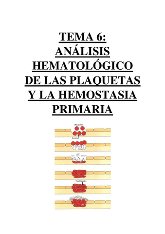 TEMA 6 - ANÁLISIS HEMATOLÓGICO DE LAS PLAQUETAS Y LA HEMOSTASIA PRIMARIA.pdf