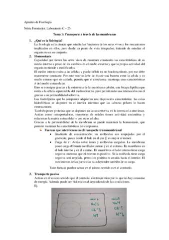 Apuntes de Fisiología. Tema 1 Transporte a través de las membranas.pdf