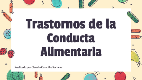 PPT Trastornos de la Conducta Alimentaria (TCA) | U10 - Alteraciones de la nutrición y el metabolismo.pdf