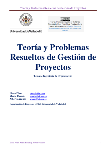 Teoría y Problemas resueltos de Gestión de Proyecto.pdf