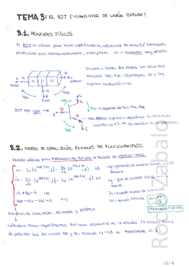 Apuntes de clase - Tema 3 Ingeniería Electrónica - El BJT.pdf