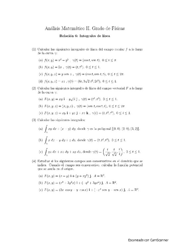 Relación 6 - Integrales de línea (explicados).pdf