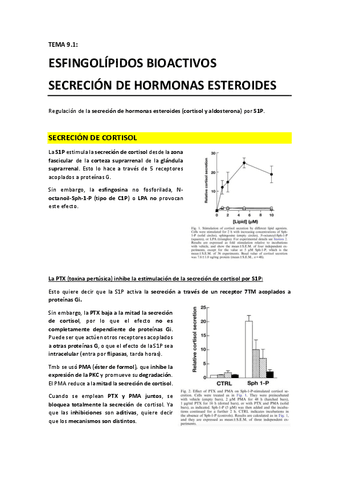 TEMA 9.1 - Esfingolipidos bioactivos. Secrecion de hormonas esteroides.pdf
