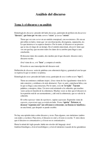 Análisis del discurso. Apuntes temario completo (Impartido por Azucena Penas Ibáñez).pdf