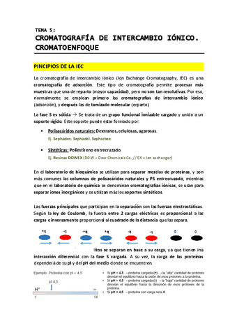 TEMA 5 - Cromatografia de intercambio ionico. Cromatoenfoque.pdf