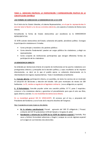 TEMA 3. DERECHOS POLÍTICOS. LA PARTICIPACIÓN Y REPRESENTACIÓN POLÍTICA EN LA CONSTITUCION ESPAÑOLA.pdf