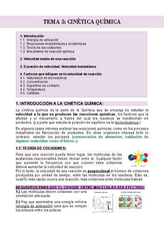 TEMA 5: Cinética química | Química.pdf