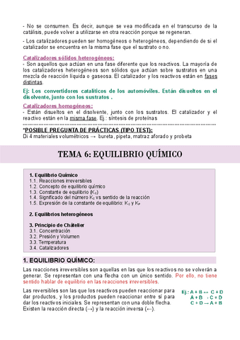 TEMA 6: Equilibrio químico (Mat. Honor) | Química.pdf