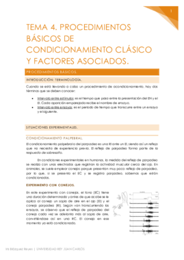 TEMA 4. PROCEDIMIENTOS BÁSICOS DE CONDICIONAMIENTO CLÁSICO Y FACTORES ASOCIADOS.pdf