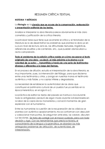 RESUMEN CRÍTICA TEXTUAL (CON EL TEMA DE LA EMENDATIO AÑADIDO).pdf