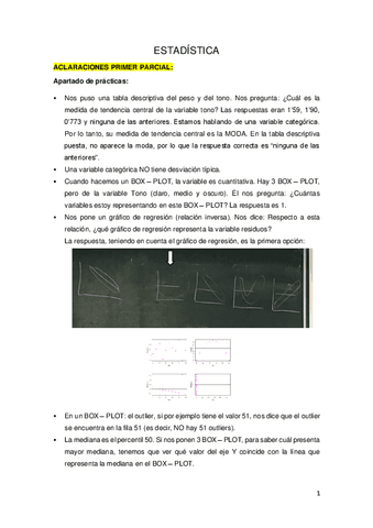 Dudas primer parcial, preguntas cortas y Kahoot. ESTADÍSTICA.pdf