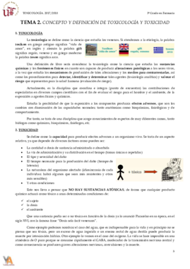 TEMA 2 CONCEPTO Y DEFINICIÓN DE TOXICOLOGÍA Y TOXICIDAD.pdf