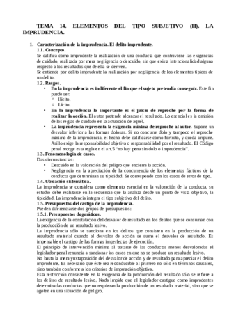 TEMA 14. ELEMENTOS DEL TIPO SUBJETIVO (II). LA IMPRUDENCIA..pdf