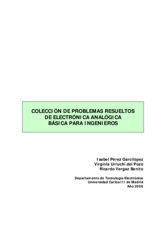 Coleccion de problemas resueltos de electronica analógica básica.pdf