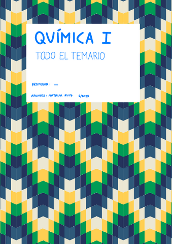 Química I: Todo El Temario.pdf