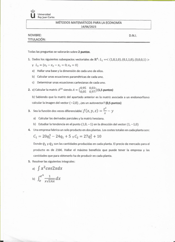 Solucionario Examen Final Junio 23 metodos matematicos para la economia i.pdf