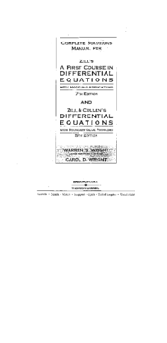 Solucionario Ecuaciones Diferenciales Dennis Zill[7a edicion].pdf