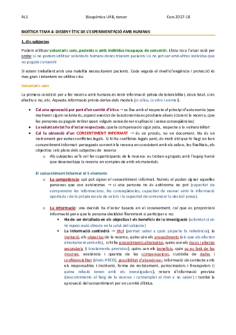 BIOÈTICA TEMA 4 - EXPERIMENTACIÓ AMB HUMANS.pdf