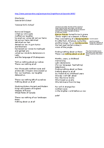 Colonial Girl's School - poem analysis.pdf