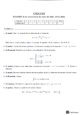 ♛✅⚠️EXAMEN ENERO 2023✅RESUELTO ! ✅CALCULO.pdf
