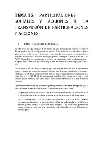 TEMA 15. LA TRANSMISIÓN DE PARTICIPACIONES Y ACCIONES.pdf