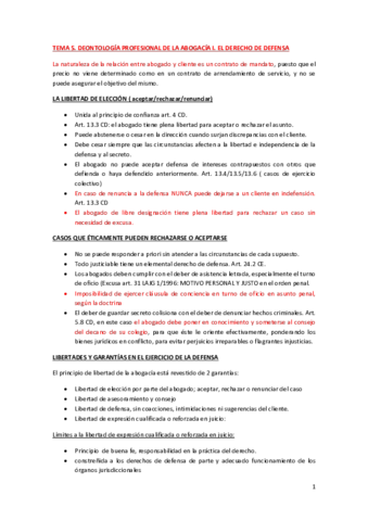 TEMA 5. DEONTOLOGÍA PROFESIONAL DE LA ABOGACÍA. EL DERECHO DE DEFENSA.pdf