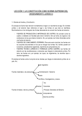 Lecci N La Constituci N Como Norma Suprema Del Ordenamiento Jur