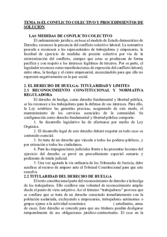 TEMA 16. EL CONFLICTO COLECTIVO Y PROCEDIMIENTOS DE SOLUCION.pdf