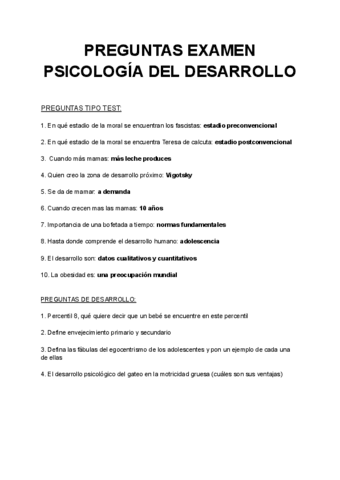 (Algunas preguntas) EXAMEN PSICOLOGÍA DEL DESARROLLO ORDINARIA Y EXTRAORDINARIA 22-23.pdf