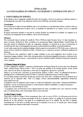 Tema 4 (III): La vanguardia en España. Ultraísmo y generación del 27.pdf