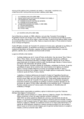 TEMA ISABEL II (REVOLUCIÓN LIBERAL EN EL REINADO DE ISABEL II. CARLISMO Y GUERRA CIVIL.   CONSTRUCCIÓN Y EVOLUCIÓN DEL ESTADO LIBERAL (1833-1868). ).pdf