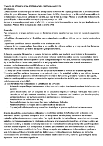 T12-La-Restauracion-y-el-Sistema-Canovista.pdf