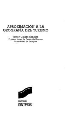 Callizo Soneiro Javier - Aproximacion A La Geografia Del Turismo.pdf