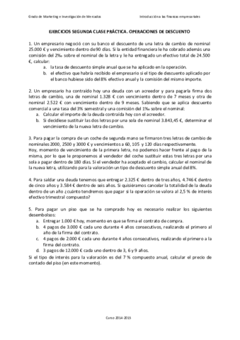 Miniatura del documento EJERCICIOS CLASE PRÁCTICA 2 DESCUENTO.pdf