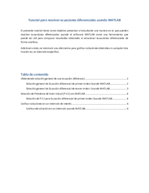 Tutorial para resolver ecuaciones diferenciales usando MATLAB.pdf