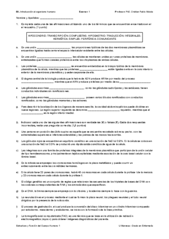 EXAMEN 1 (BLOQUE 1). INTRODUCCION AL ORGANISMO HUMANO.pdf