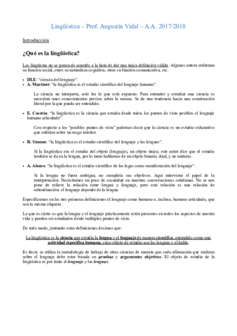 Apuntes completos - Lingüística - Augustin Vidal.pdf