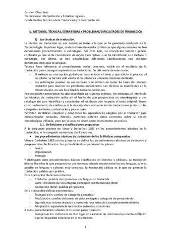IV-Método- técnicas, estrategias y problemas-dificultades de la traducción.pdf