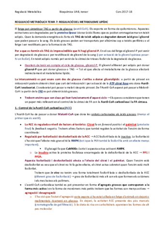 REGULACIÓ METABÒLICA TEMA 7 - METBOLISME LIPÍDIC.pdf