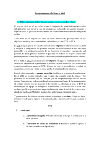 Preguntas desarrollo Soporte Vital.pdf