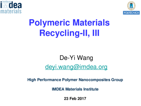 Polymer Recycling-II and III.pdf