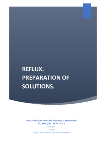 Práctica 2 - Reflux. Preparation of solutions..pdf