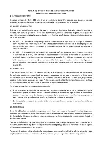 TEMA 7 (II). Procesos declarativos especiales.pdf